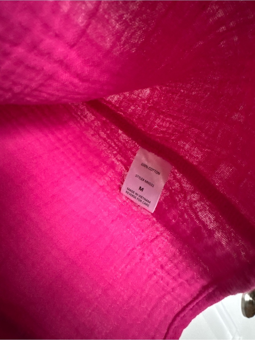ANDREE BY UNIT Pink Flutter-Sleeve Tie-Neck Blouse - Picture 5 of 5